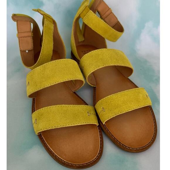 Frye Shoes - Frye and co Evie 2 Band Sandals Flats - Pistachio, Size 10, Genuine Leather